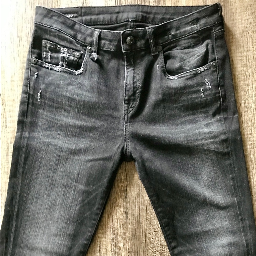 R13 BLACK DENIM